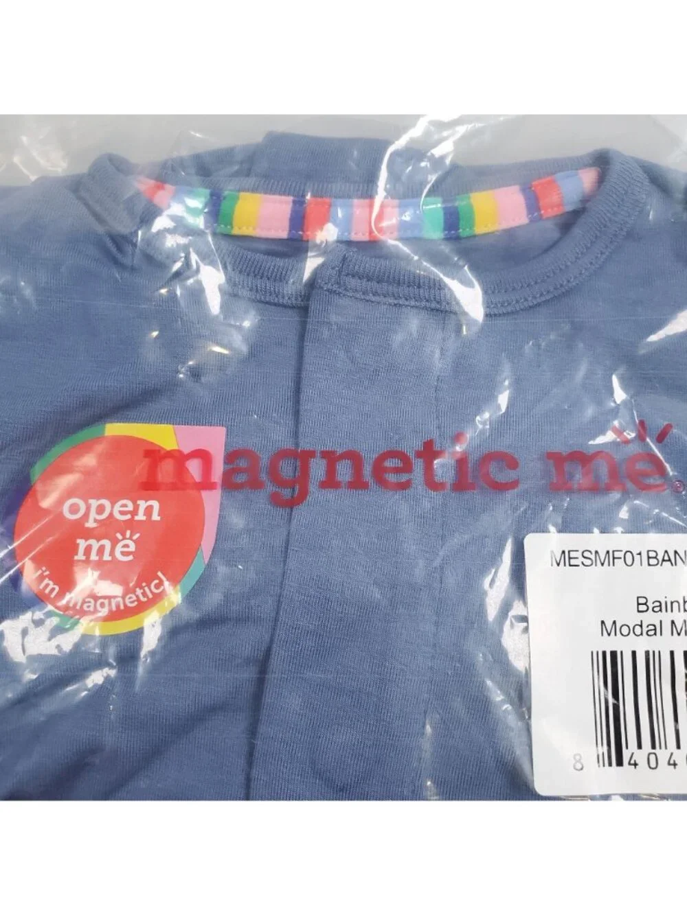 Magnetic Me Modal Magnetic Footie Toddler Size 6 - 9 M NWT Bainbridge Blue